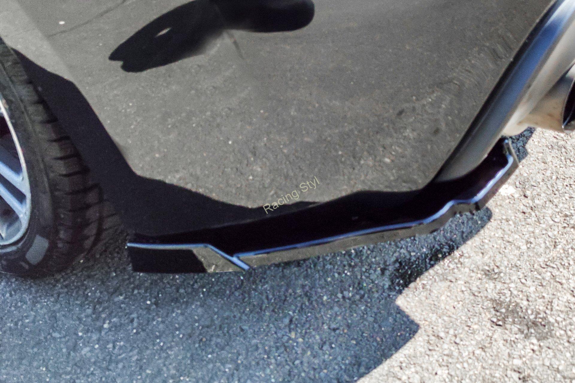 Toyota GT86 boční spoilery na zadní nárazník s křidélky IN Tuning Matt.