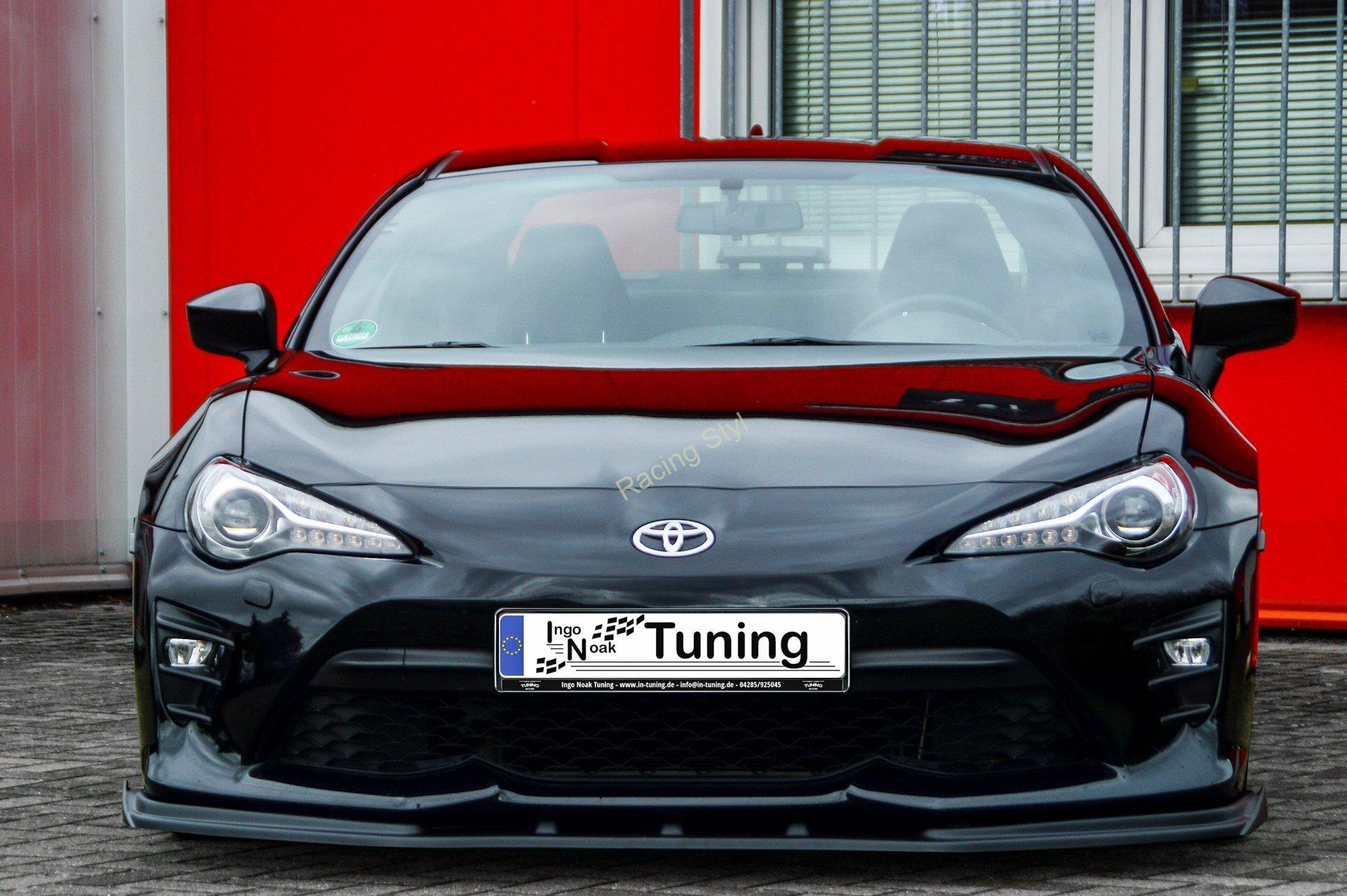 Toyota GT86 Facelift přední spoiler lipa s křidélky IN Tuning Matt.