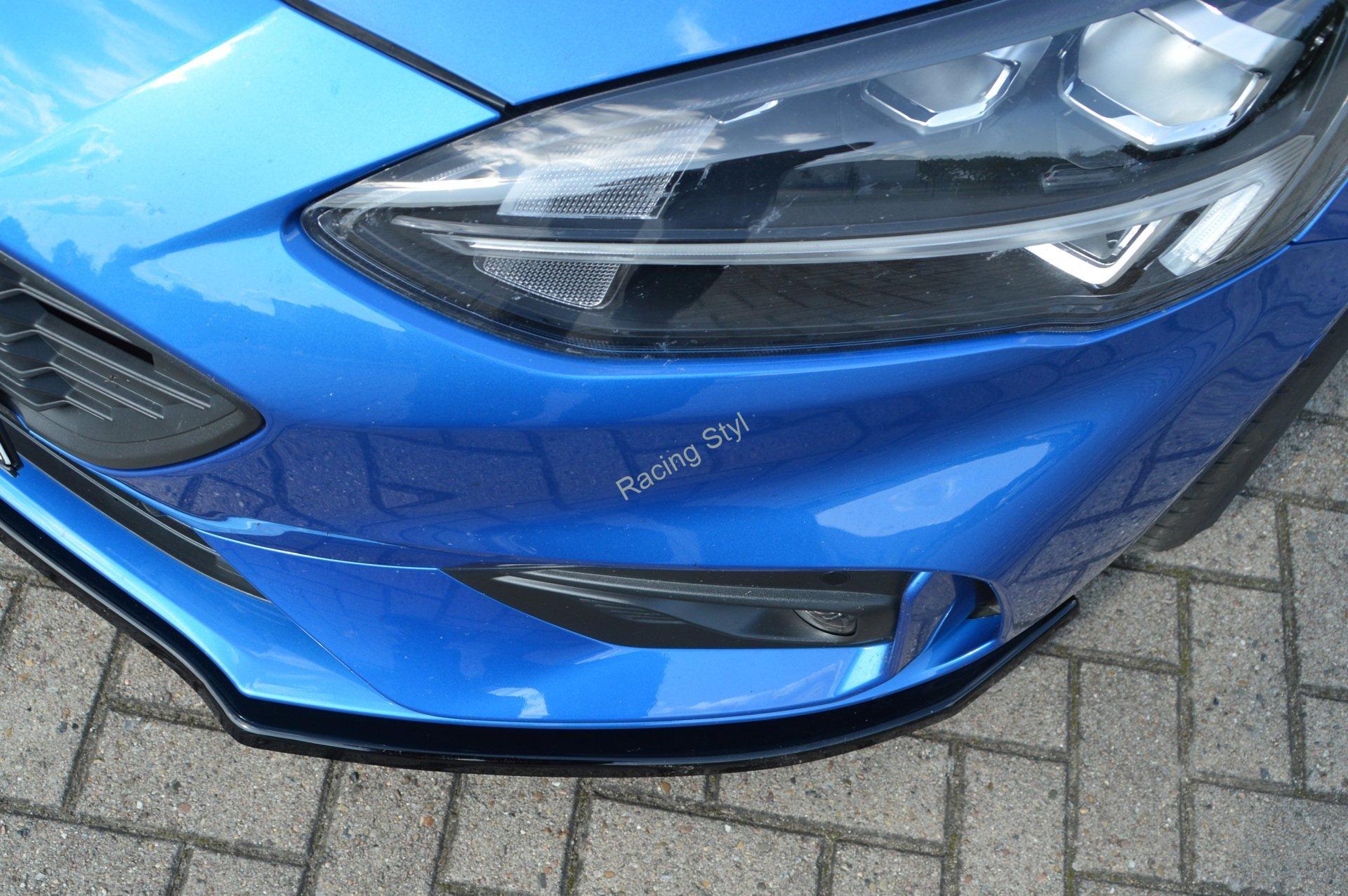 Ford Focus DEH ST-Line přední spoiler lipa Glossy Black IN Tuning Lesk.