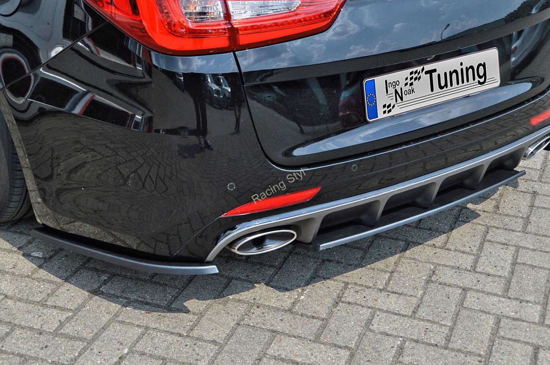 Kia Optima JF Sportswagon spoiler pod zadní nárazník Glossy Black IN Tuning Lesk.