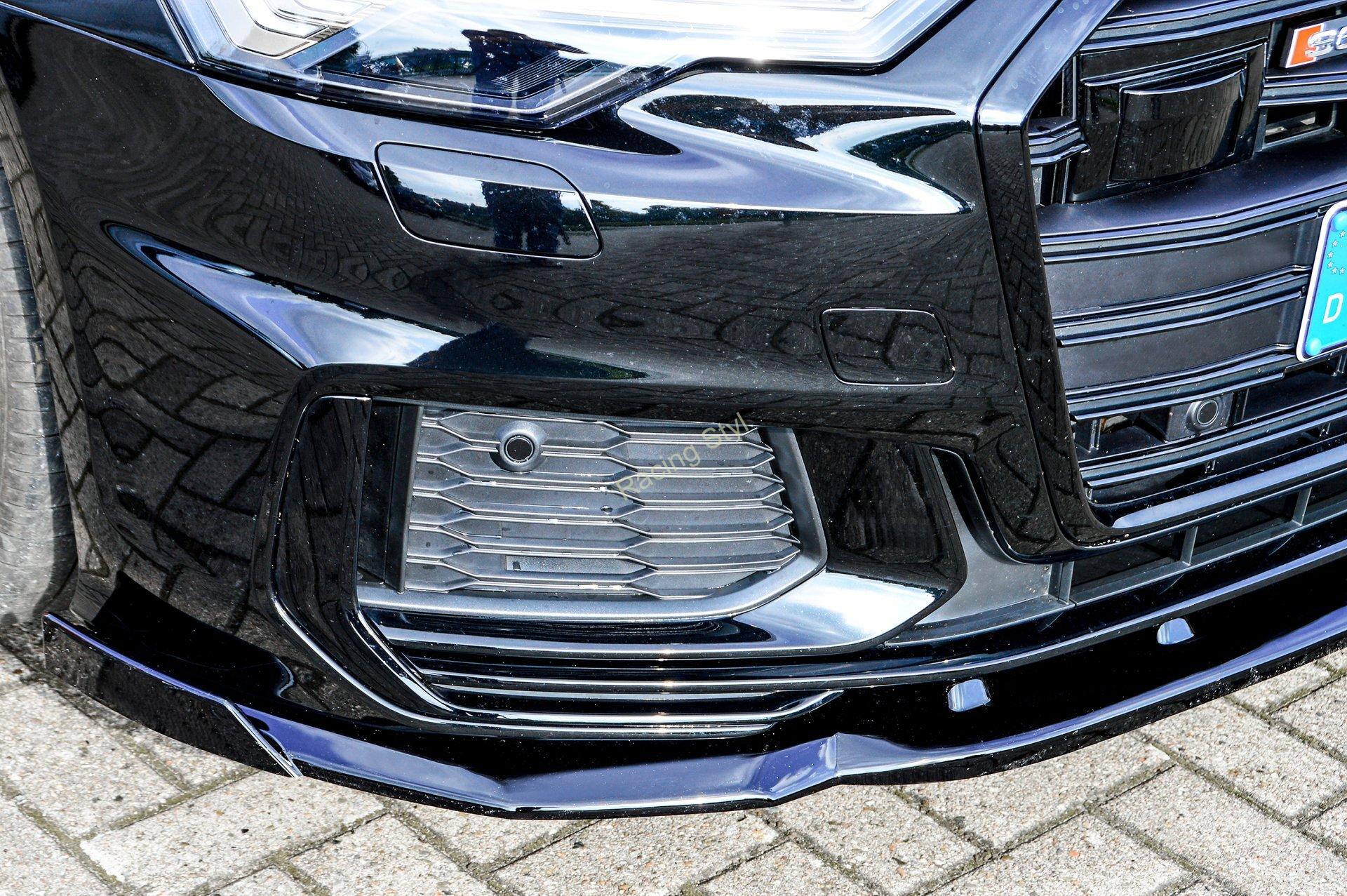 Audi A6 S-Line/ S6 4K C8 přední spoiler lipa s křidélky IN Tuning Matt.
