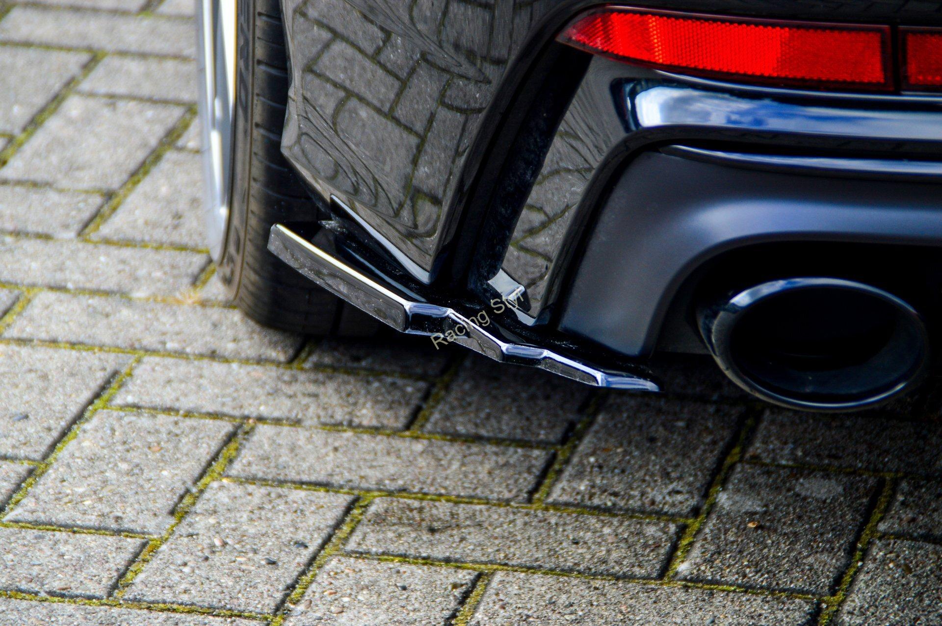 Audi A6 S-Line/ S6 8C 4K boční spoilery na zadní nárazník IN Tuning Matt.