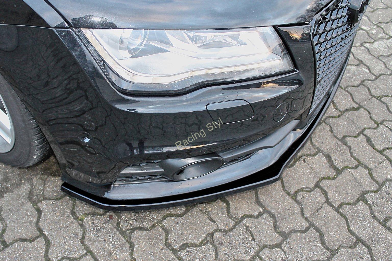 Audi A7 S-Line/ S7 přední spoiler lipa Glossy Black IN Tuning Lesk.