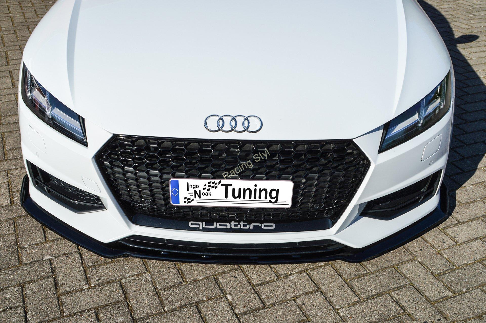 Audi TT S-Line/ TTS 8S přední spoiler lipa s křidélky IN Tuning Matt.