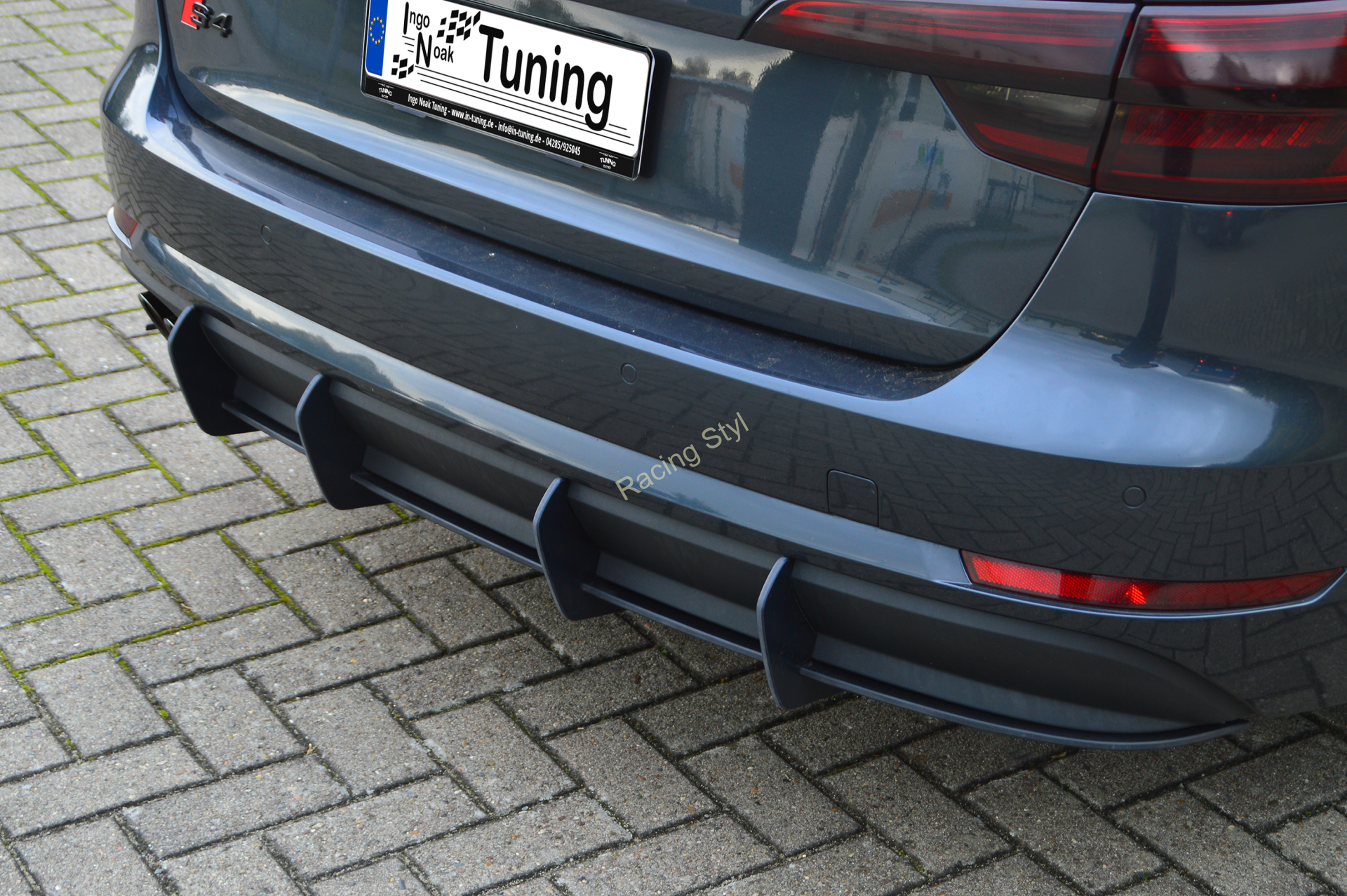 Audi A4 B9 Avant spoiler na zadní nárazník difuzor IN Tuning