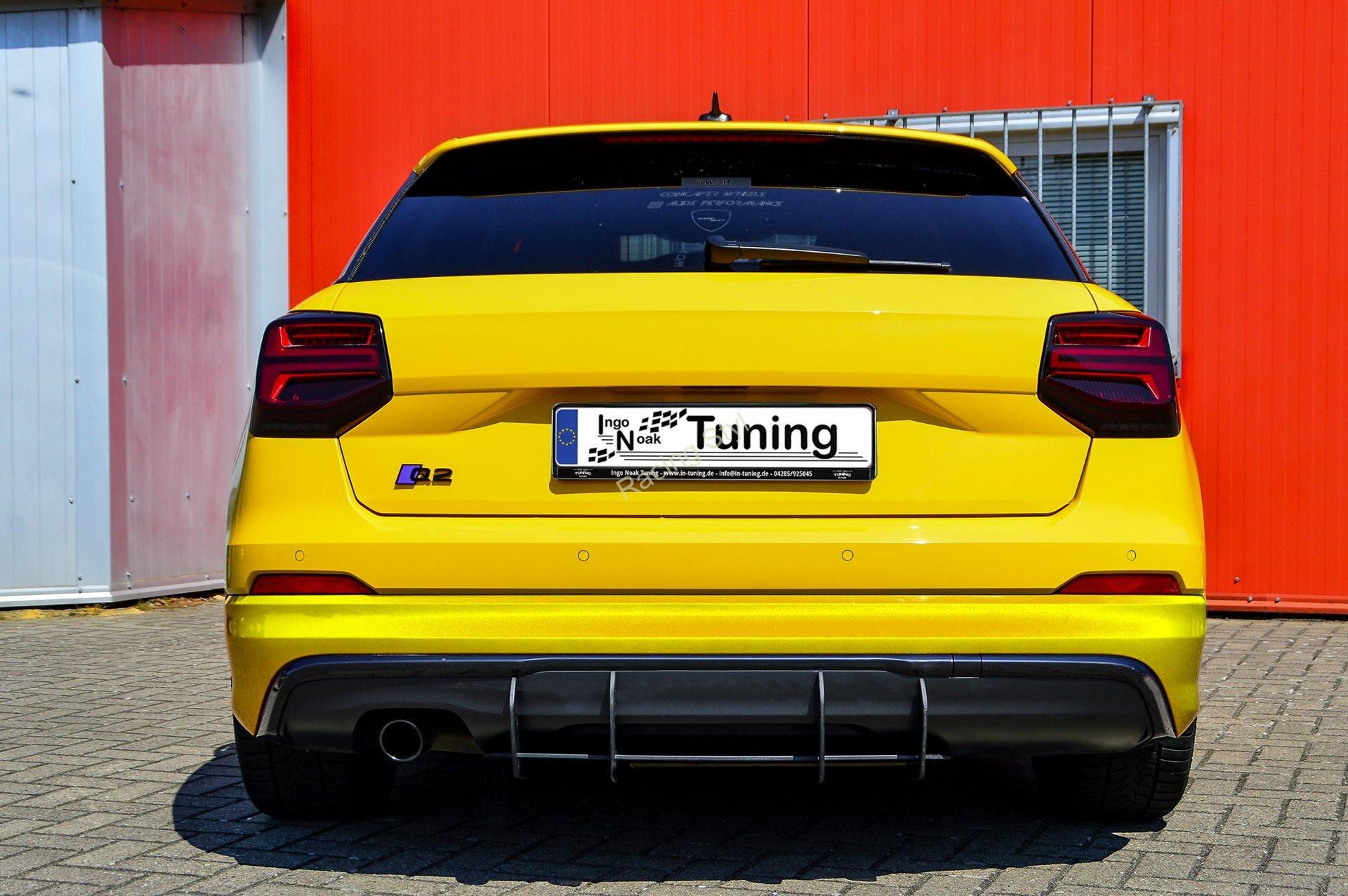 Audi Q2 Sport GA spoiler na zadní nárazník difuzor IN Tuning