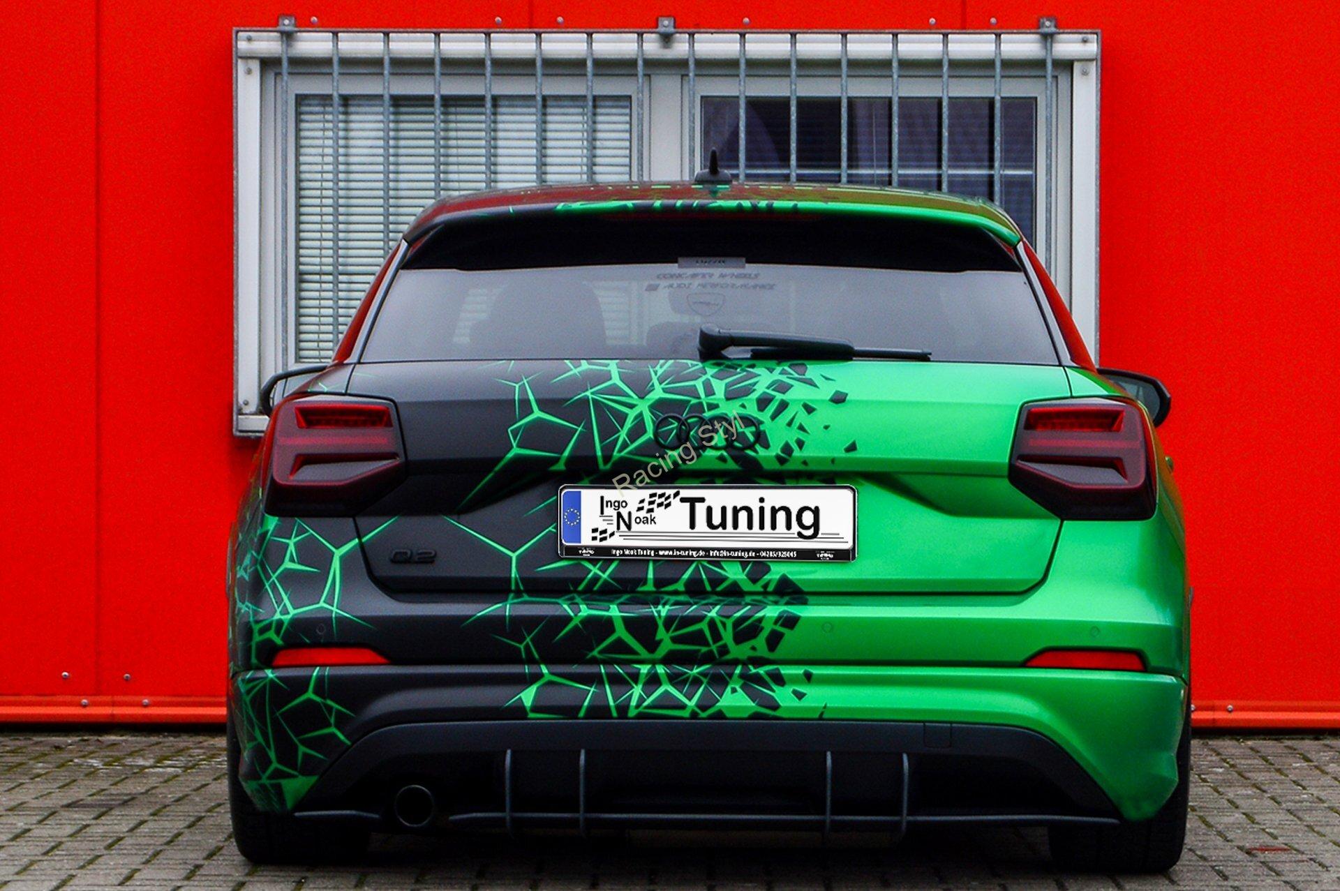 Audi Q2 GA spoiler na zadní nárazník difuzor IN Tuning