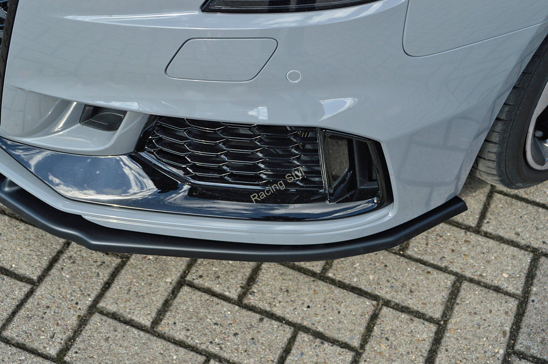 Audi RS3 8V Facelift Sportback/ Limo přední spoiler lipa Glossy Black IN Tuning Lesk.