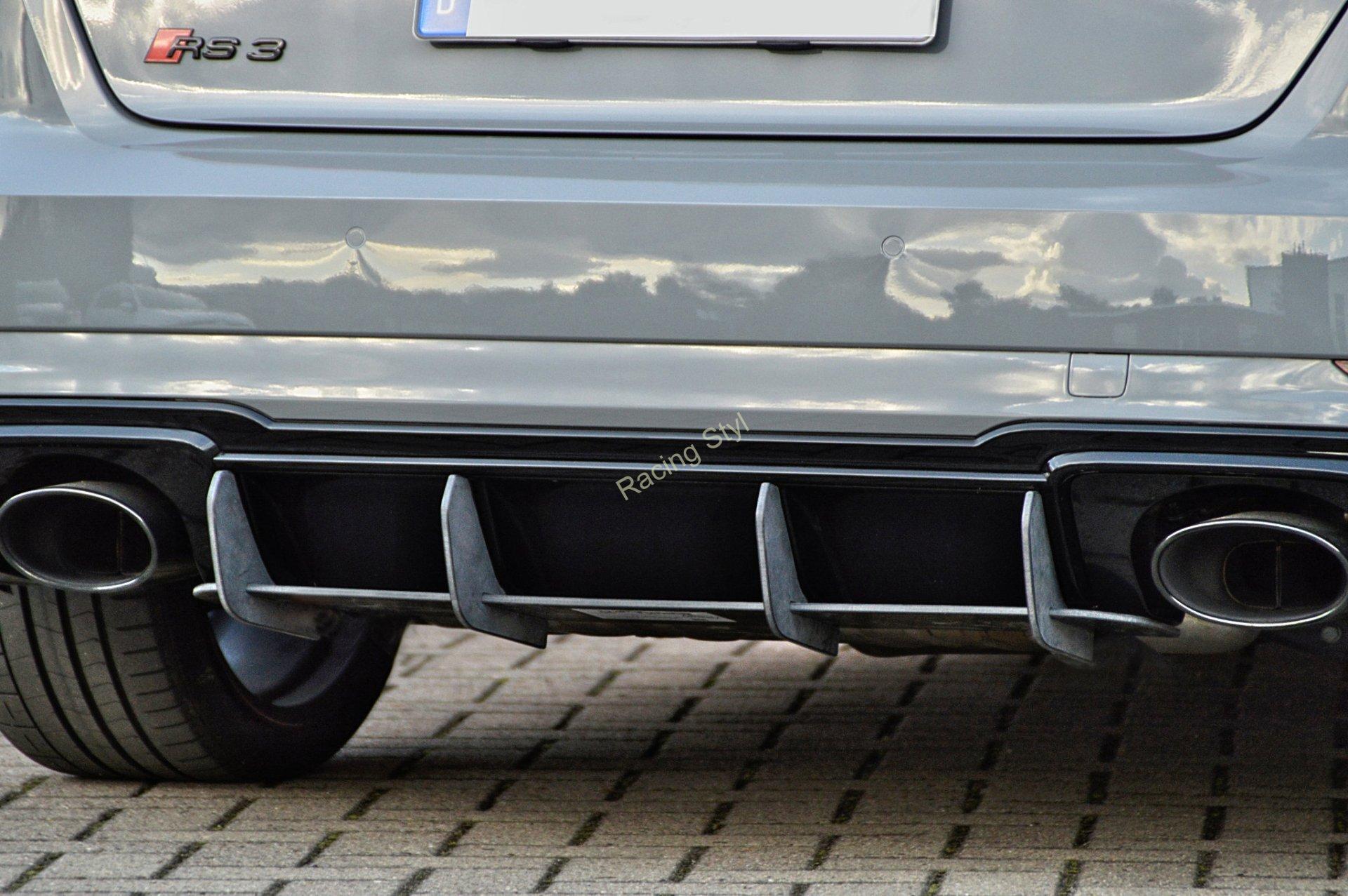 Audi RS3 8V Facelift Sportback spoiler na zadní nárazník difuzor IN Tuning