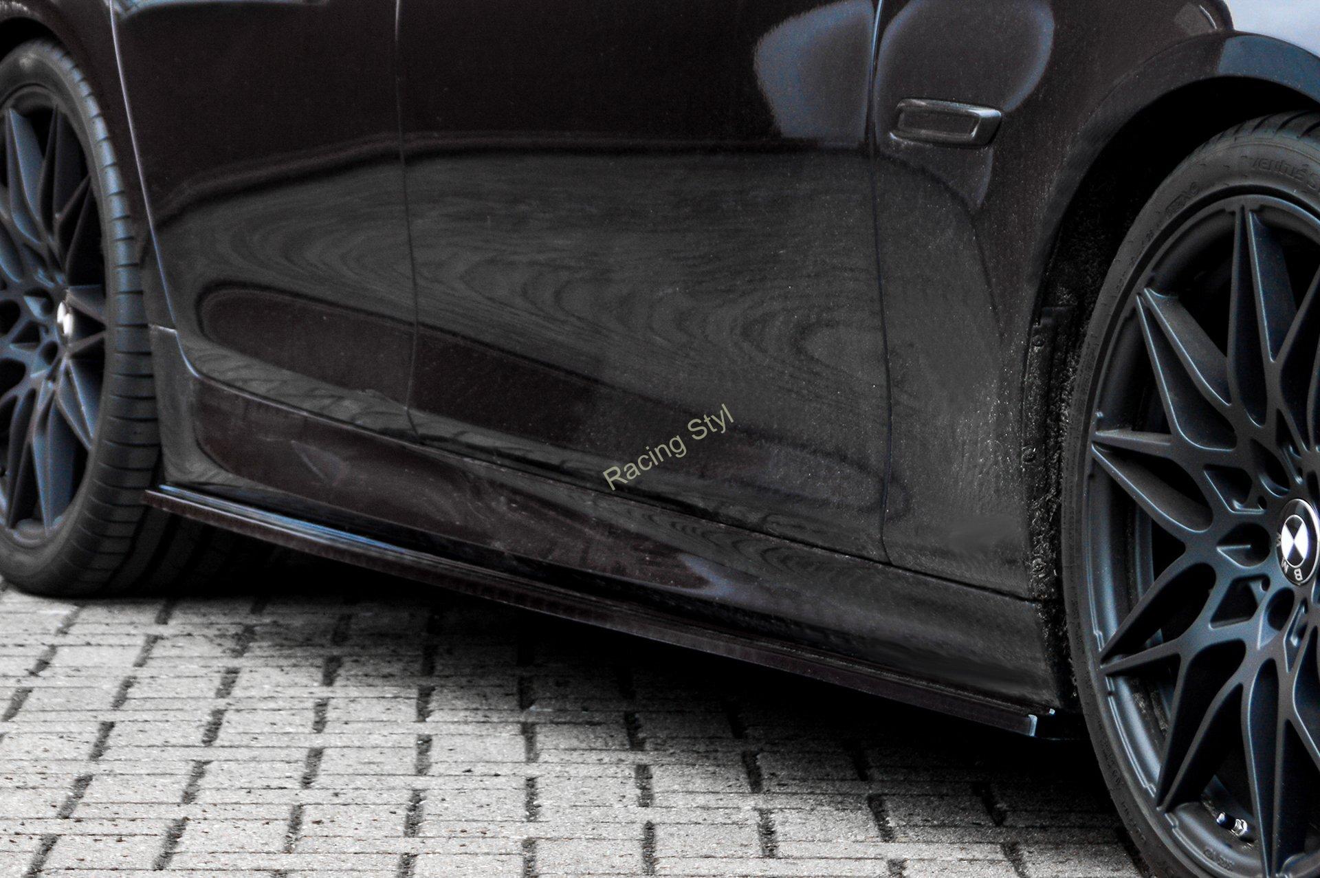 BMW 5 M-Paket a M5 F10/F11 spoilery lemy Glossy Black pod boční prahy IN Tuning Lesk.