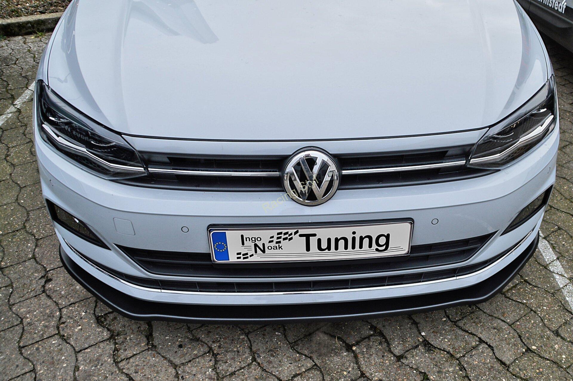 VW Polo 6 2G přední spoiler lipa IN Tuning Matt.