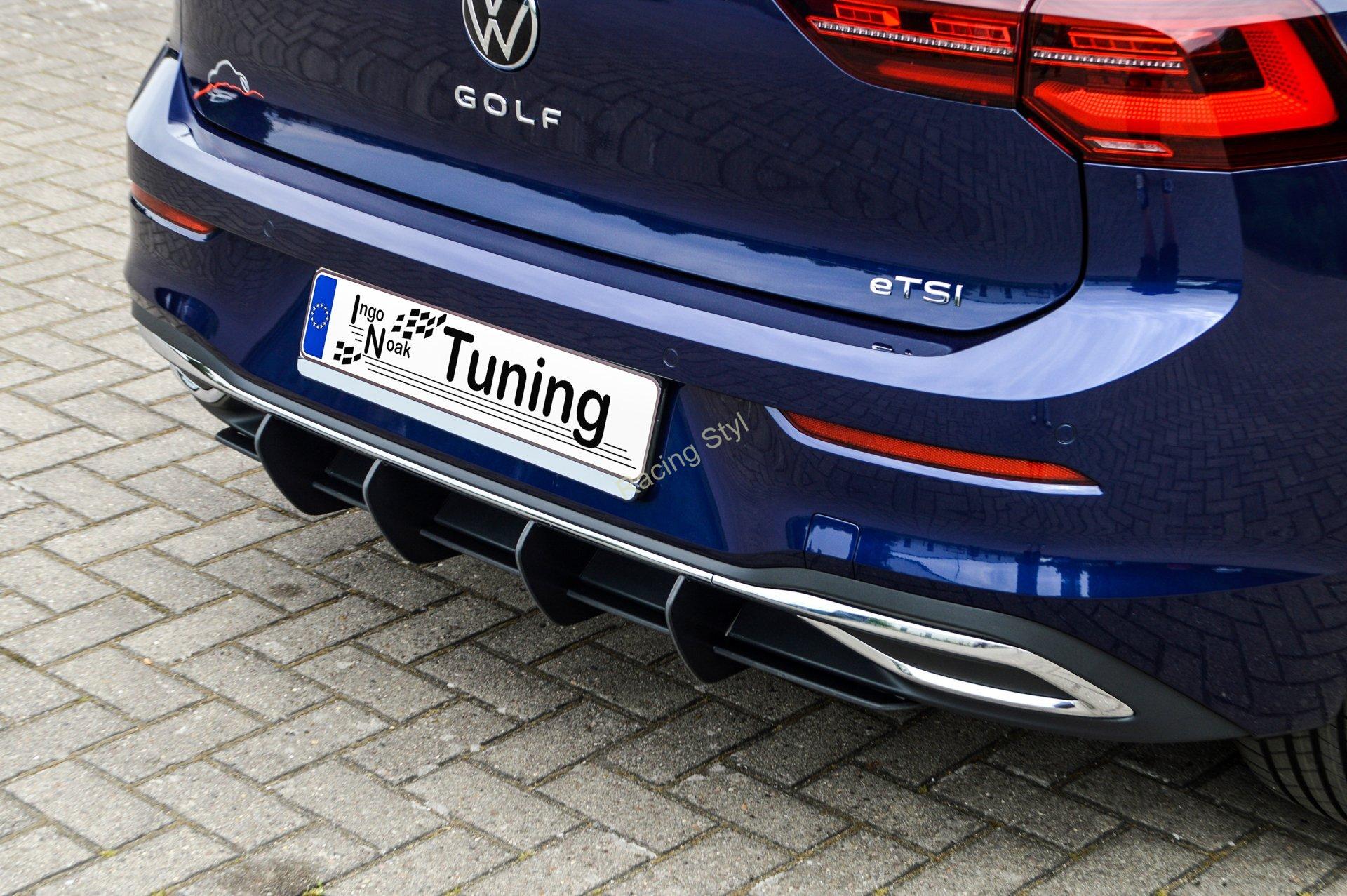 VW Golf 8 spoiler na zadní nárazník difuzor IN Tuning