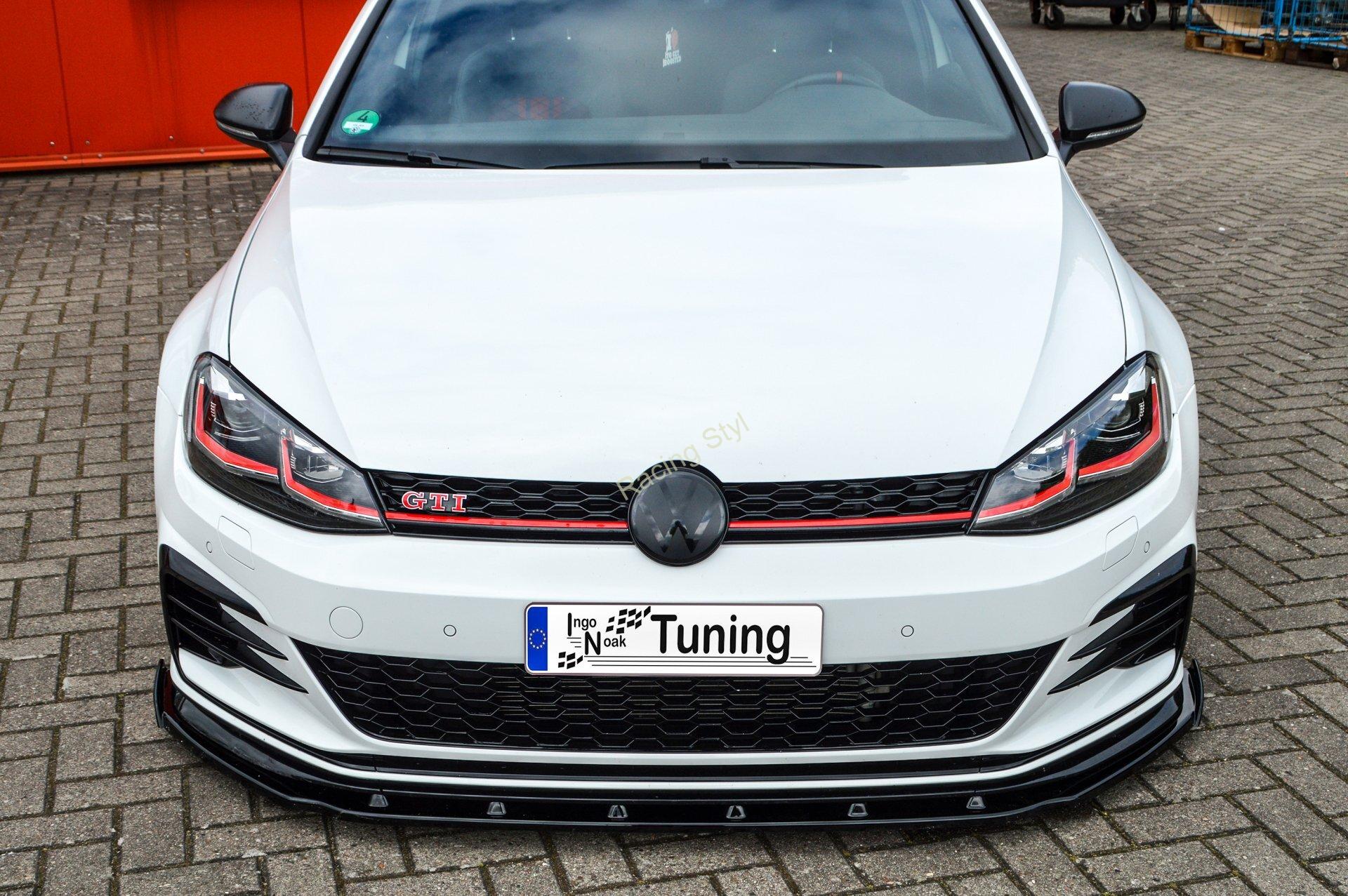 VW Golf 7 GTI TCR přední spoiler lipa s křidélky IN Tuning Matt.