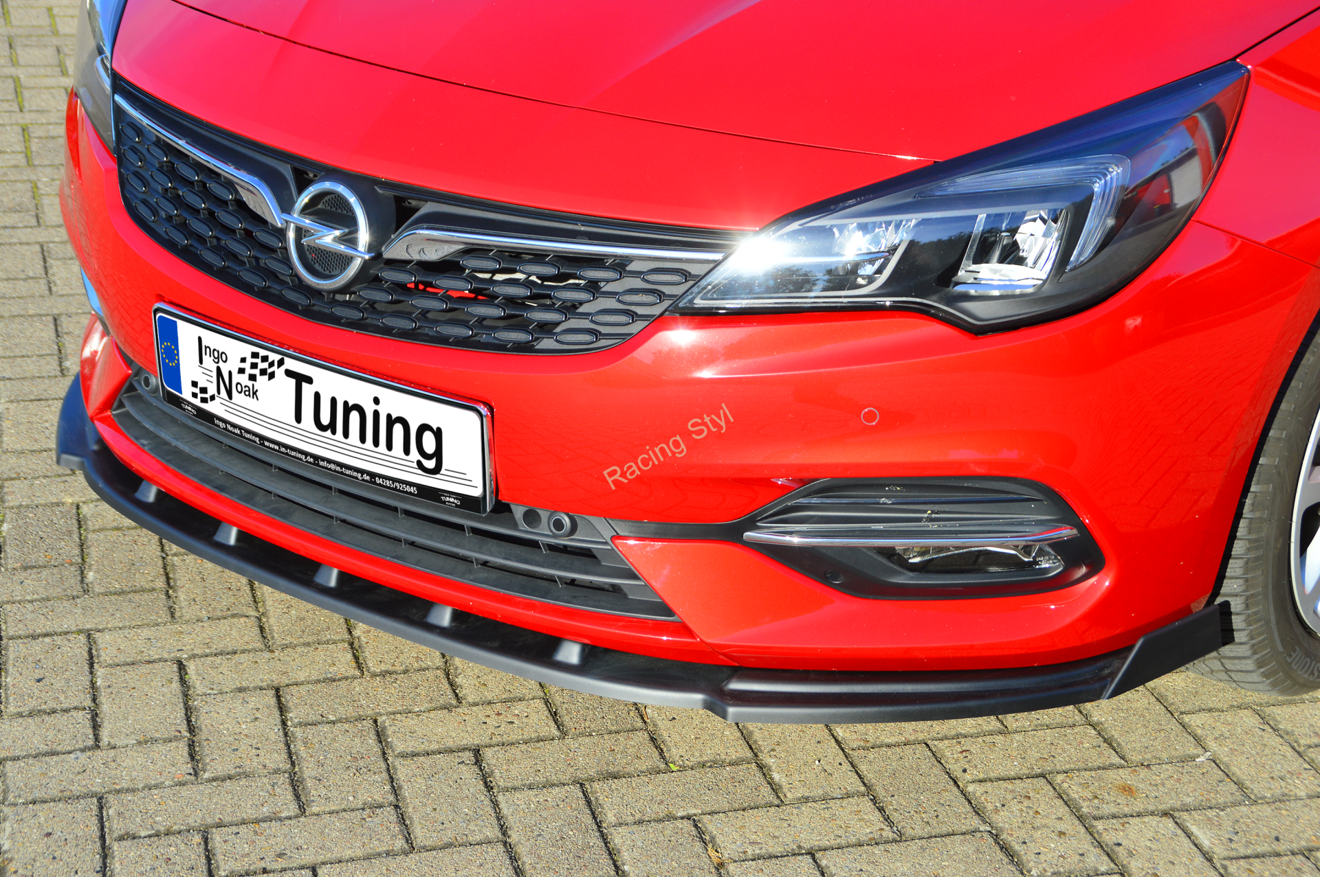 Opel Astra K 5dveř./ Sports Tourer přední spoiler lipa s křidélky IN Tuning Matt.