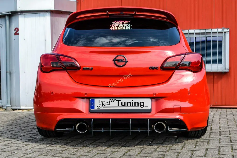 Opel Corsa E OPC spoiler na zadní nárazník difuzor IN Tuning