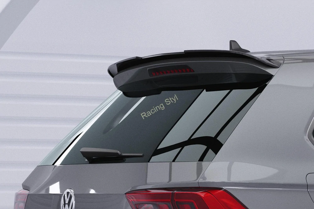 VW Tiguan II (typ AD1) spoiler na zadní dveře Glossy Black CSR Lesk.
