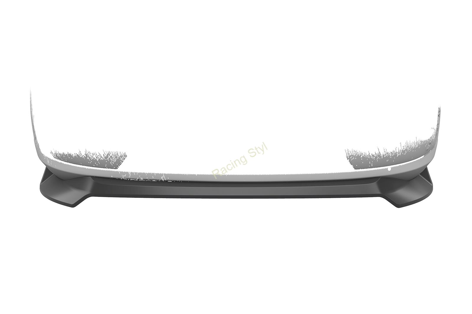 Ford Transit MK7 Custom přední spoiler lipa Glossy Black CSR Lesk.