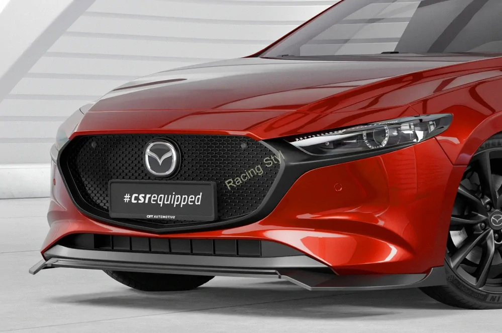 Mazda 3 typ BP přední spoiler lip Glossy Black CSR Lesk
