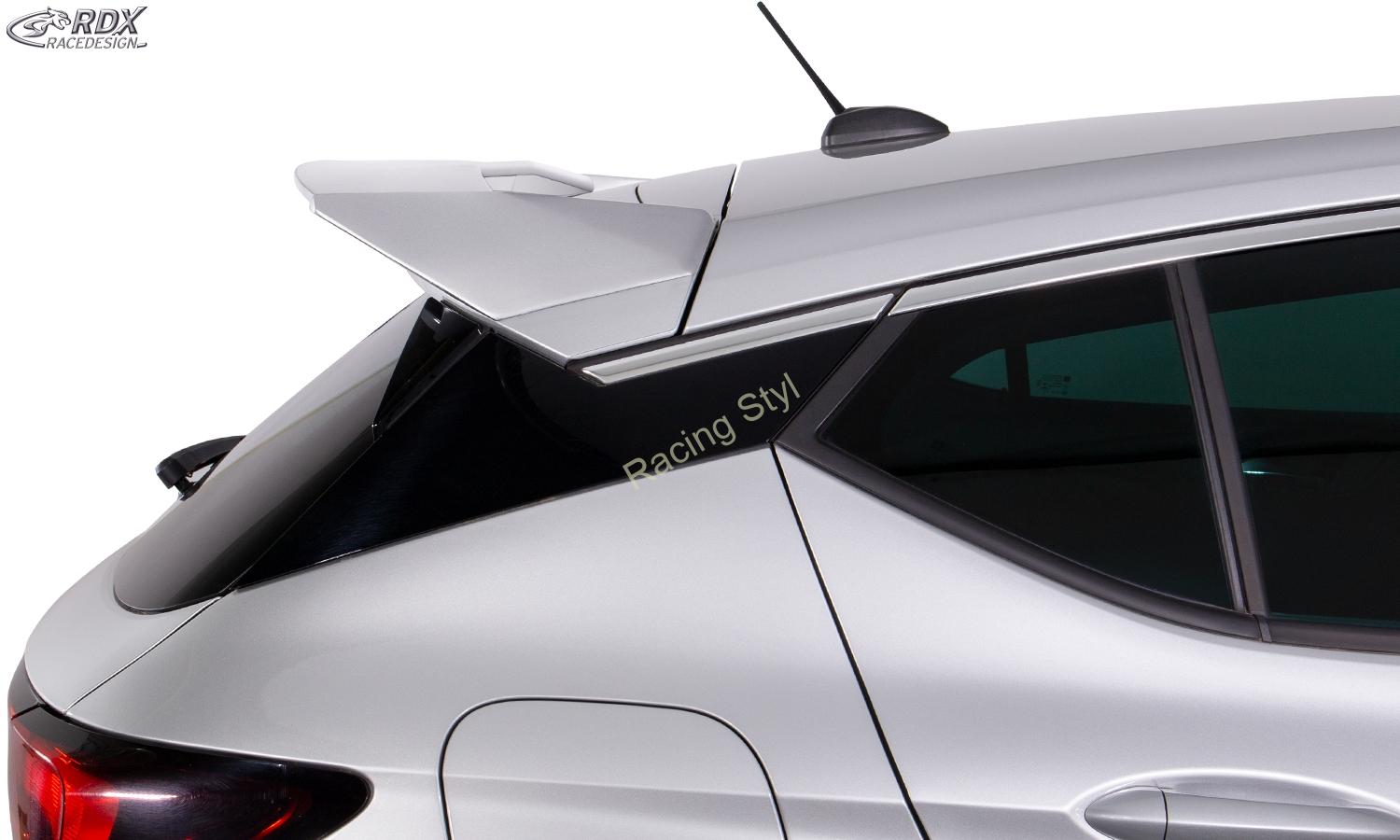 Opel Astra K spoiler křídlo na zadní dveře RDX