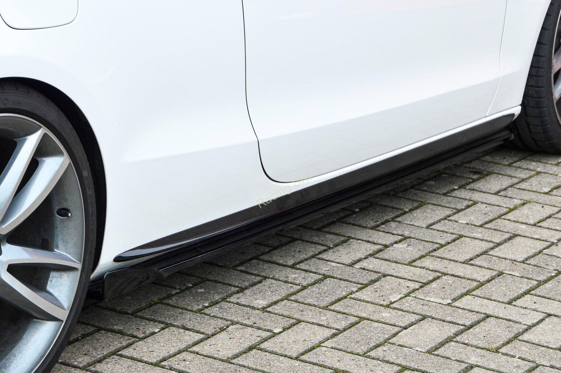 Audi A5 B8 S-Line Facelift nástavce na boční prahy s křidélky IN Tuning Matt.