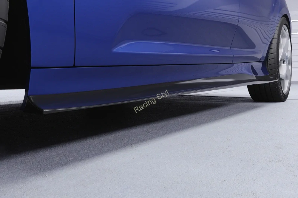 Ford Focus MK3 ST/ST-Line nástavce bočních prahů Glossy Black CSR Lesk.