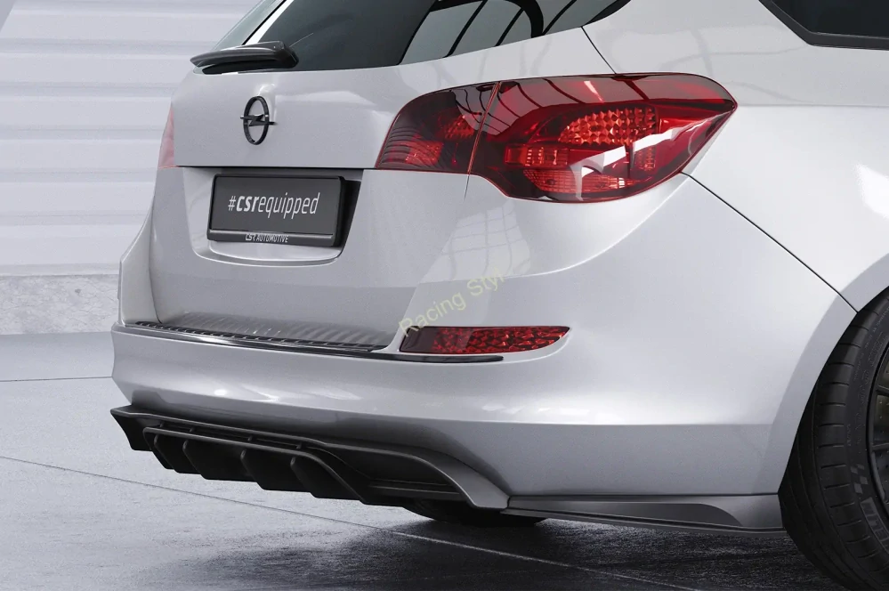 Opel Astra J Sports Tourer spoiler na zadní nárazník Glossy Black CSR Lesk.