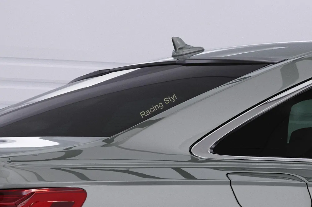 Audi A6 C8 (Typ F2) Sedan spoiler na zadní okno Glossy Black CSR Lesk.