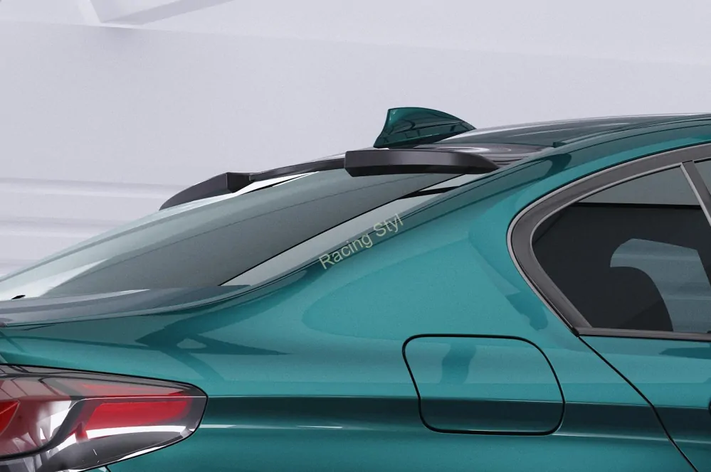 BMW 5 G30 Sedan spoiler na zadní okno Glossy Black CSR Lesk.