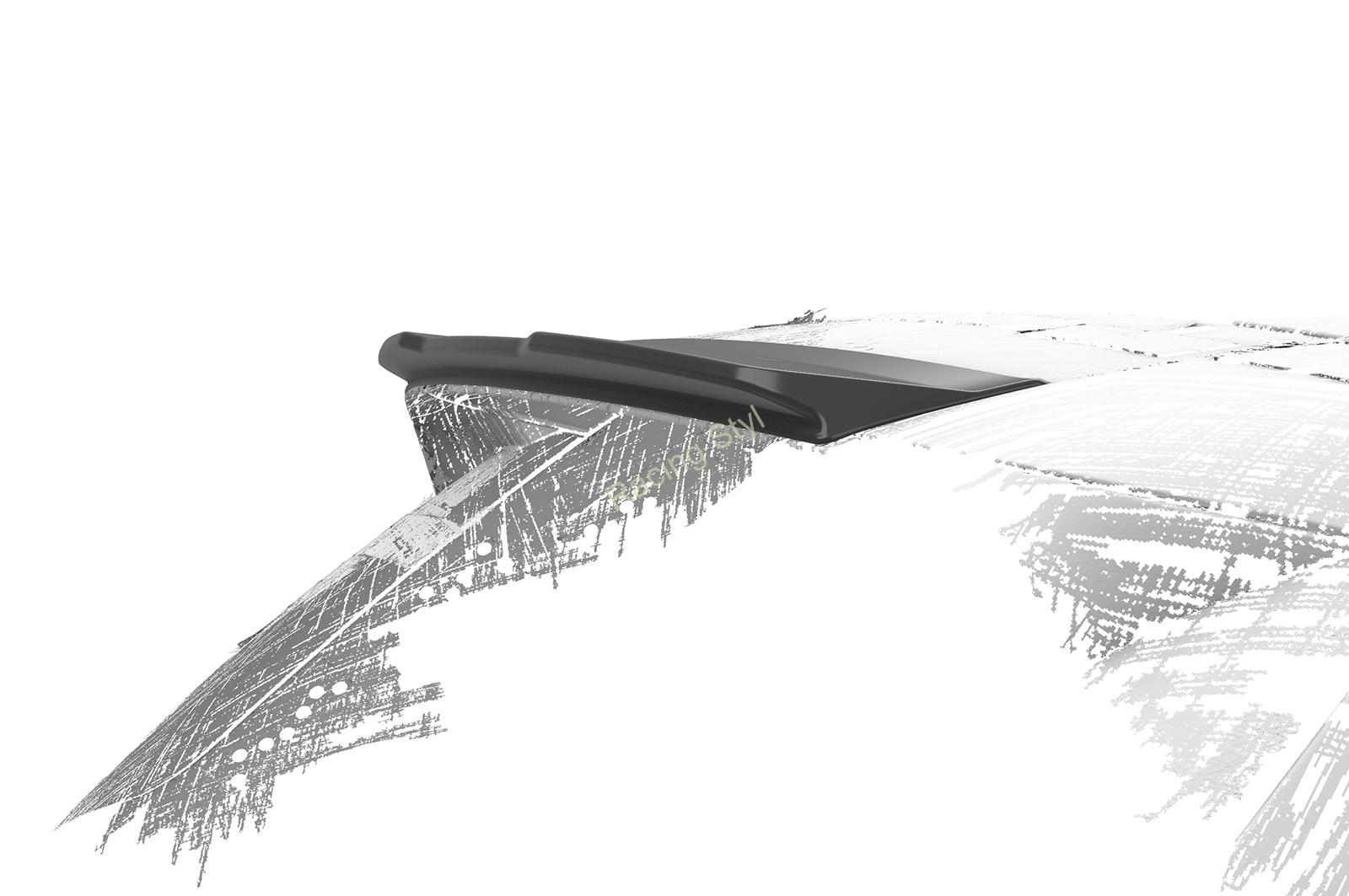 BMW X5 E70 spoiler nad zadní okno Glossy Black CSR Lesk.