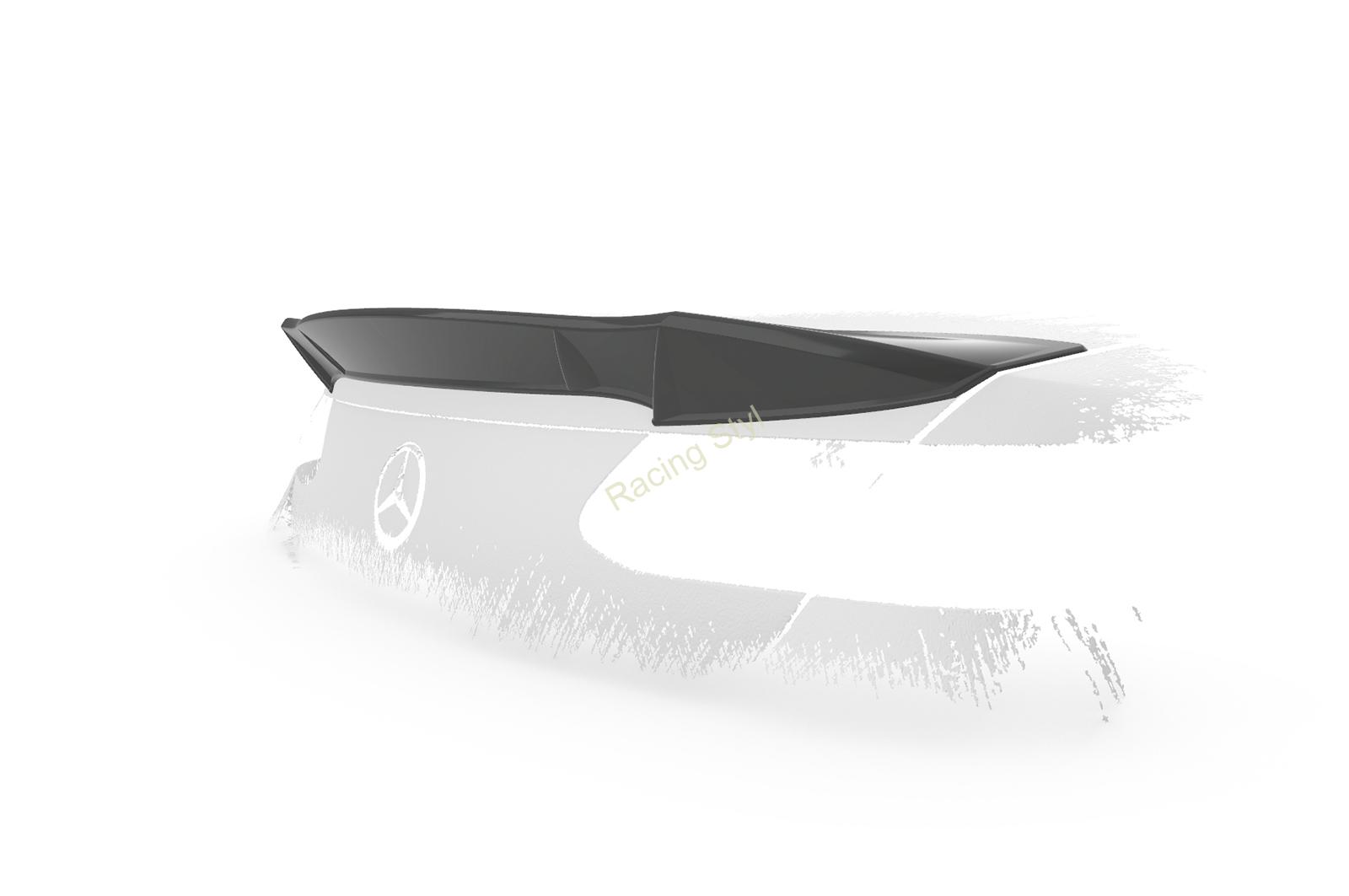 Mercedes Benz E (A238) Cabrio spoiler na víko kufru Glossy Black CSR Lesk.