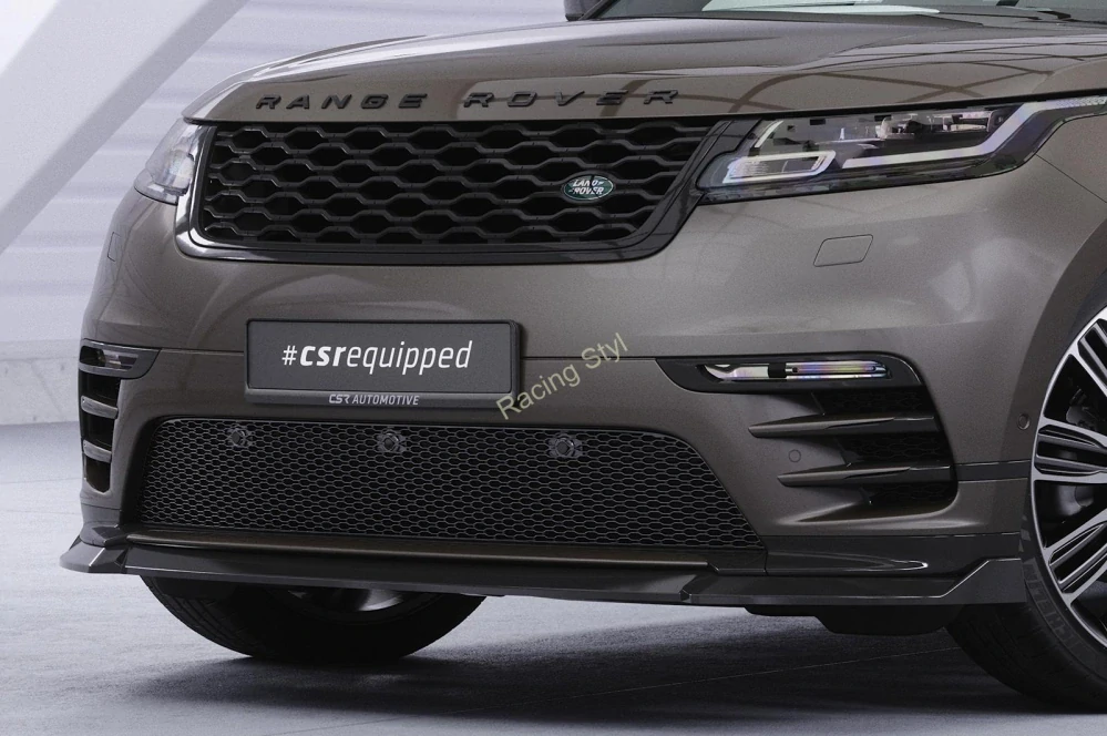 Land Rover Range Rover Velar (L560) přední spoiler lip Glossy Black CSR Lesk.