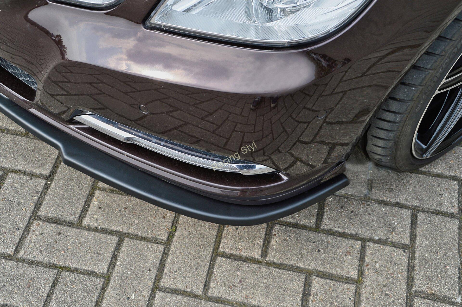 Mercedes Benz E W212 S212 V212 A207 C207 přední spoiler lipa Glossy Black IN Tuning Lesk.