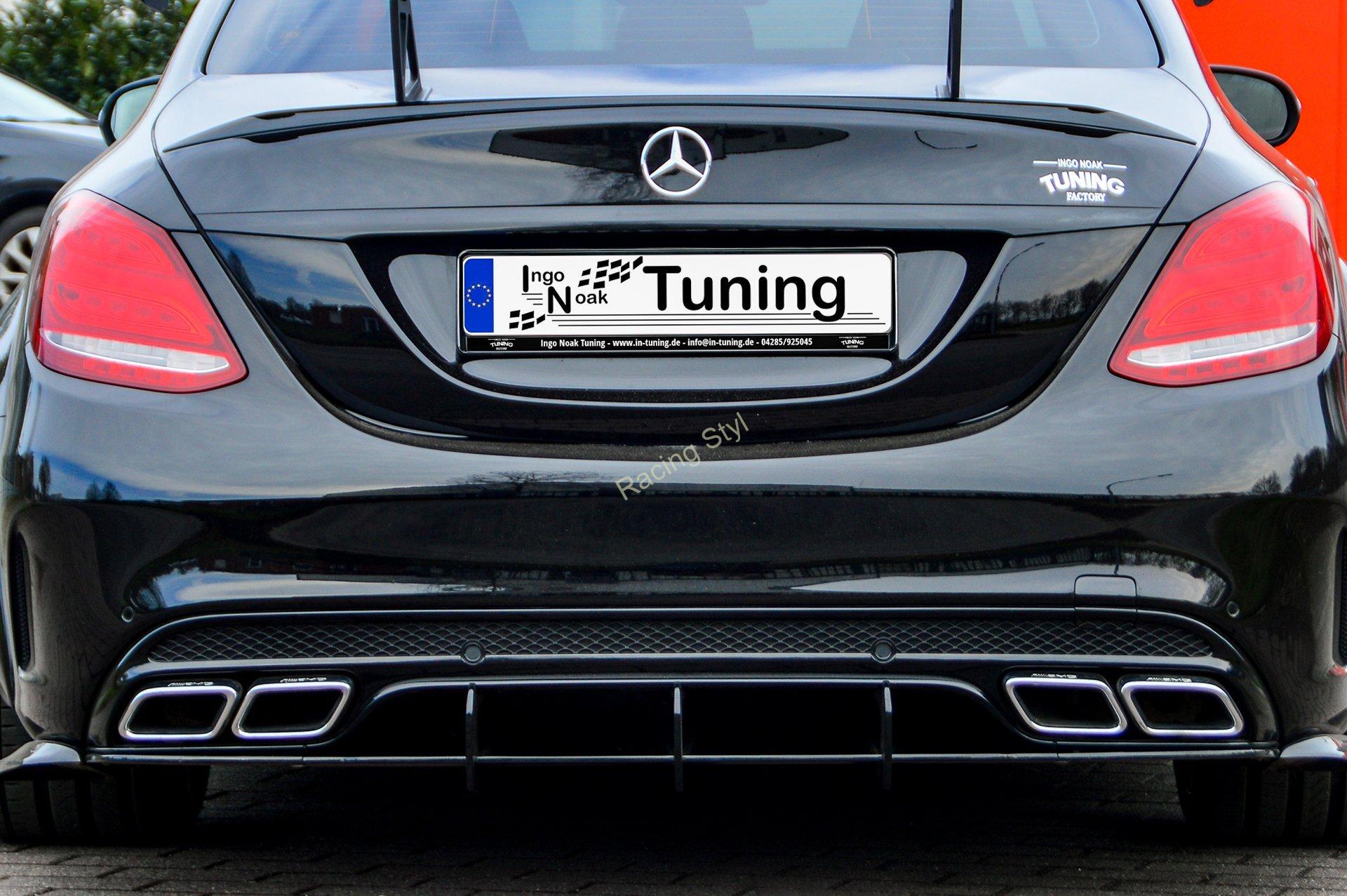 Mercedes Benz C63AMG+S Sedan spoiler na zadní nárazník difuzor IN Tuning