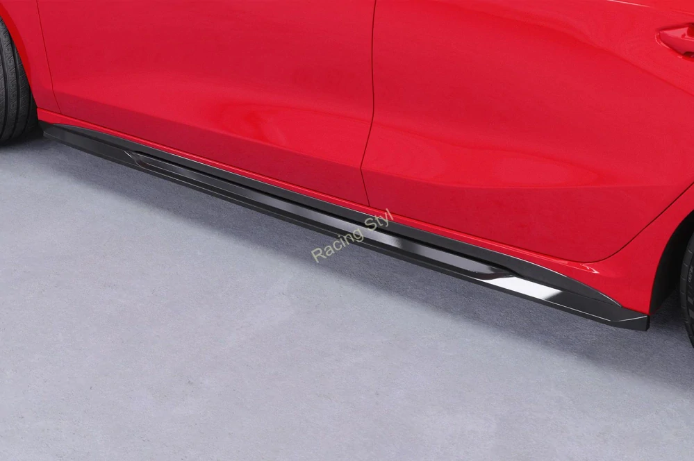 Audi A3 S-Line/ S3 (8Y) nástavce na boční prahy Glossy Black CSR Lesk