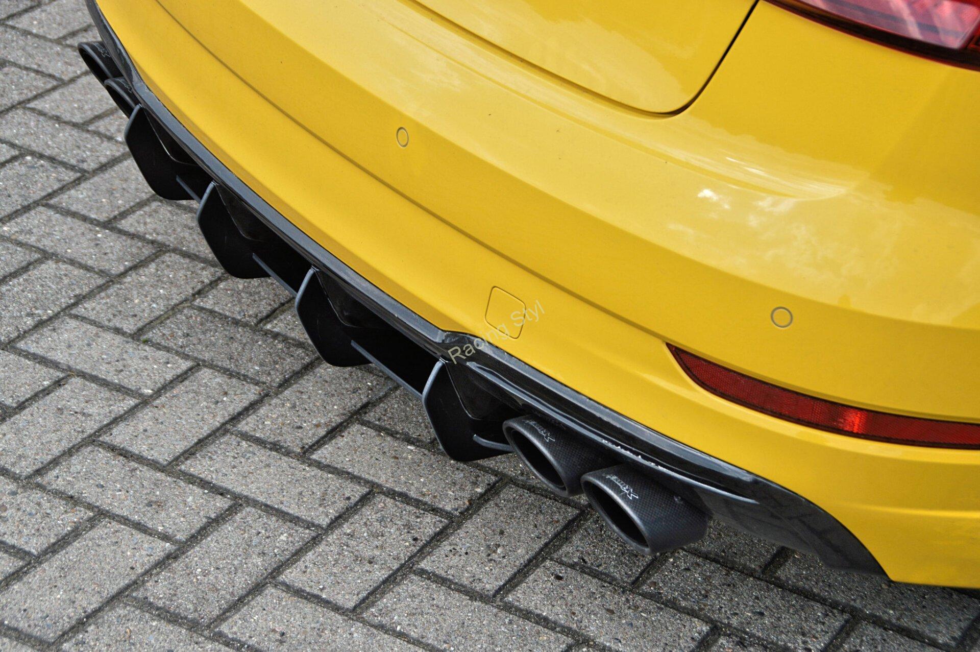 Audi A3 S3 8V S-Line/ Cabrio Facelift spoiler na zadní nárazník difuzor IN Tuning
