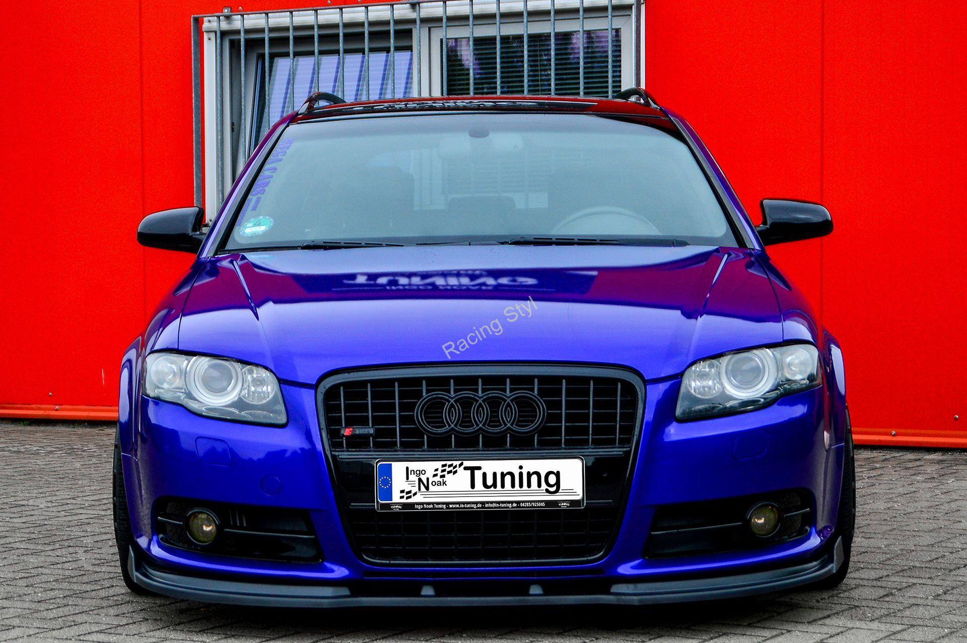 Audi S4/ A4 B7 Avant S-Line přední spoiler lipa s křidélky IN Tuning Matt.