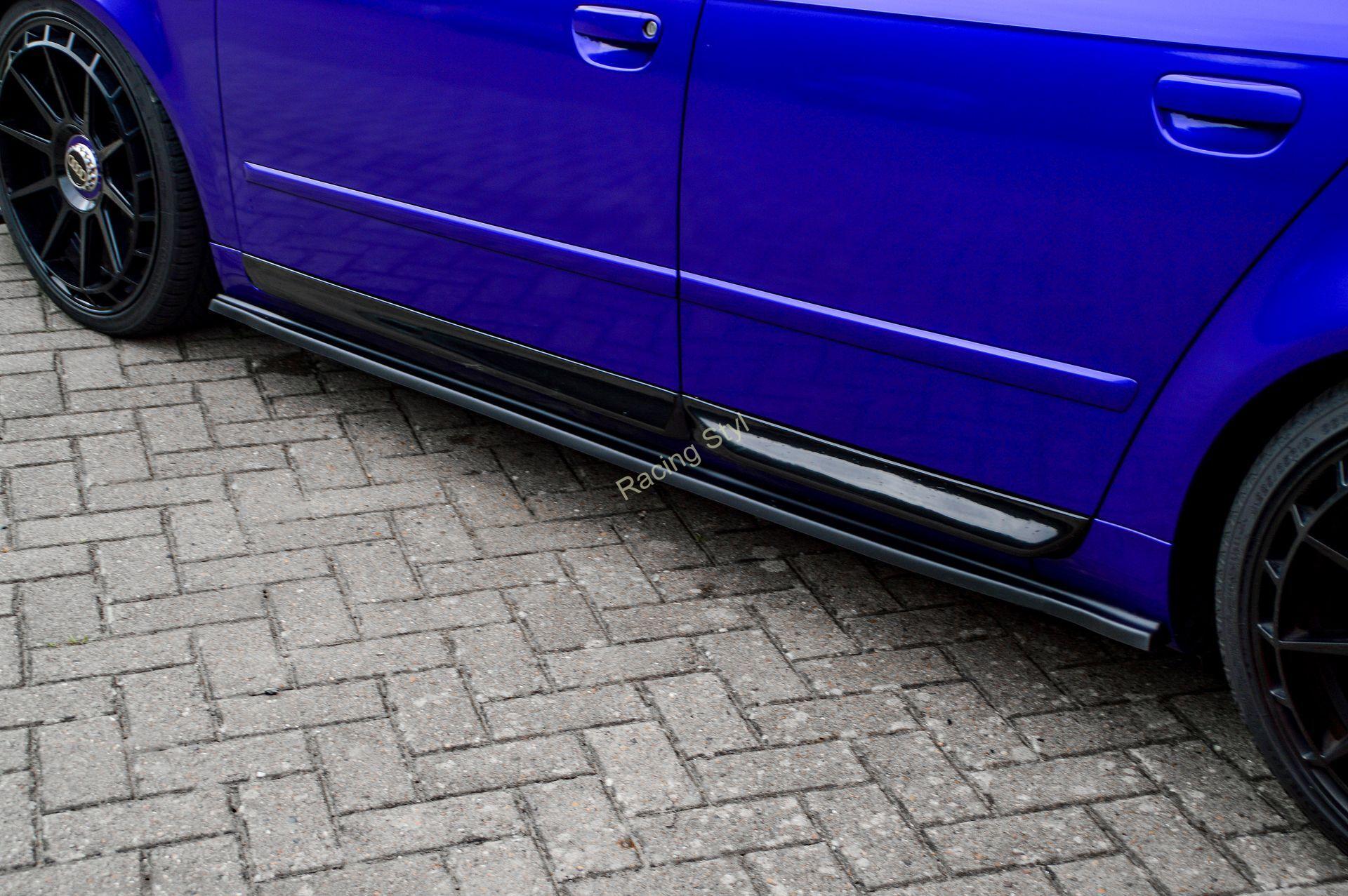 Audi A4/ S4 B6/ B7 lišty pod boční prahy IN Tuning Matt.