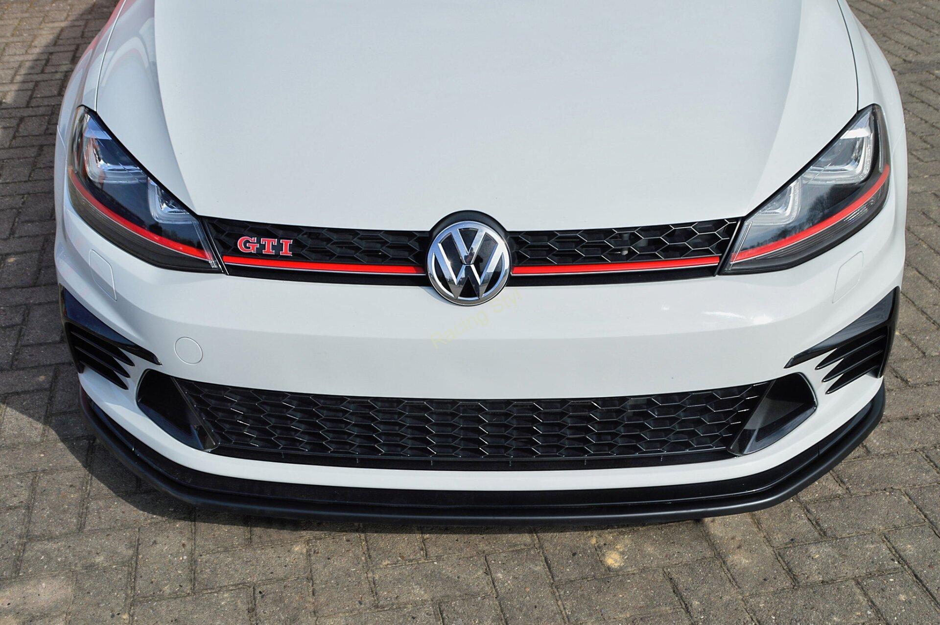 VW Golf 7 GTI Clubsport přední spoiler lipa IN Tuning Matt.