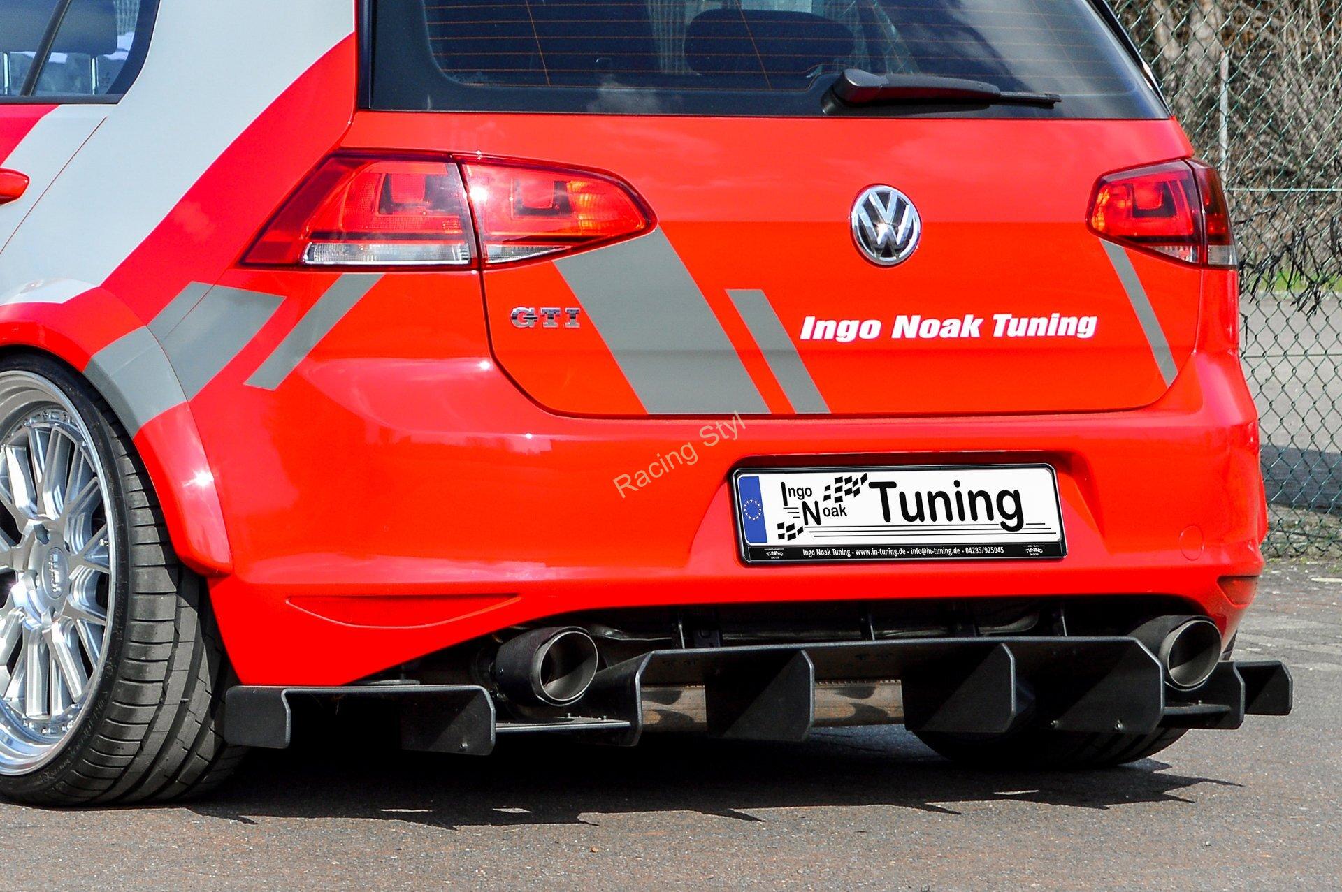 VW Golf 7 GTI spoiler na zadní nárazník difuzor Race IN Tuning