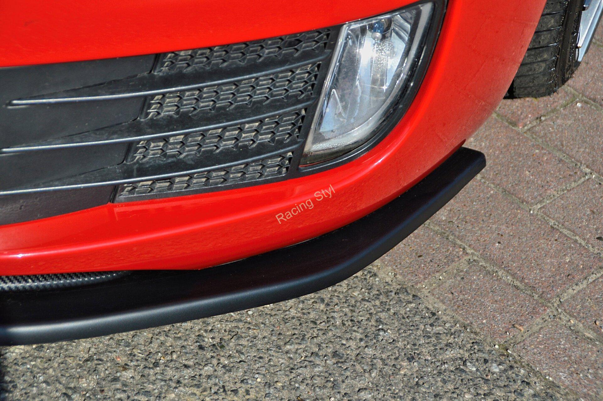 VW Golf 6 GTI/ GTD 1K přední spoiler lipa Glossy Black IN Tuning Lesk.