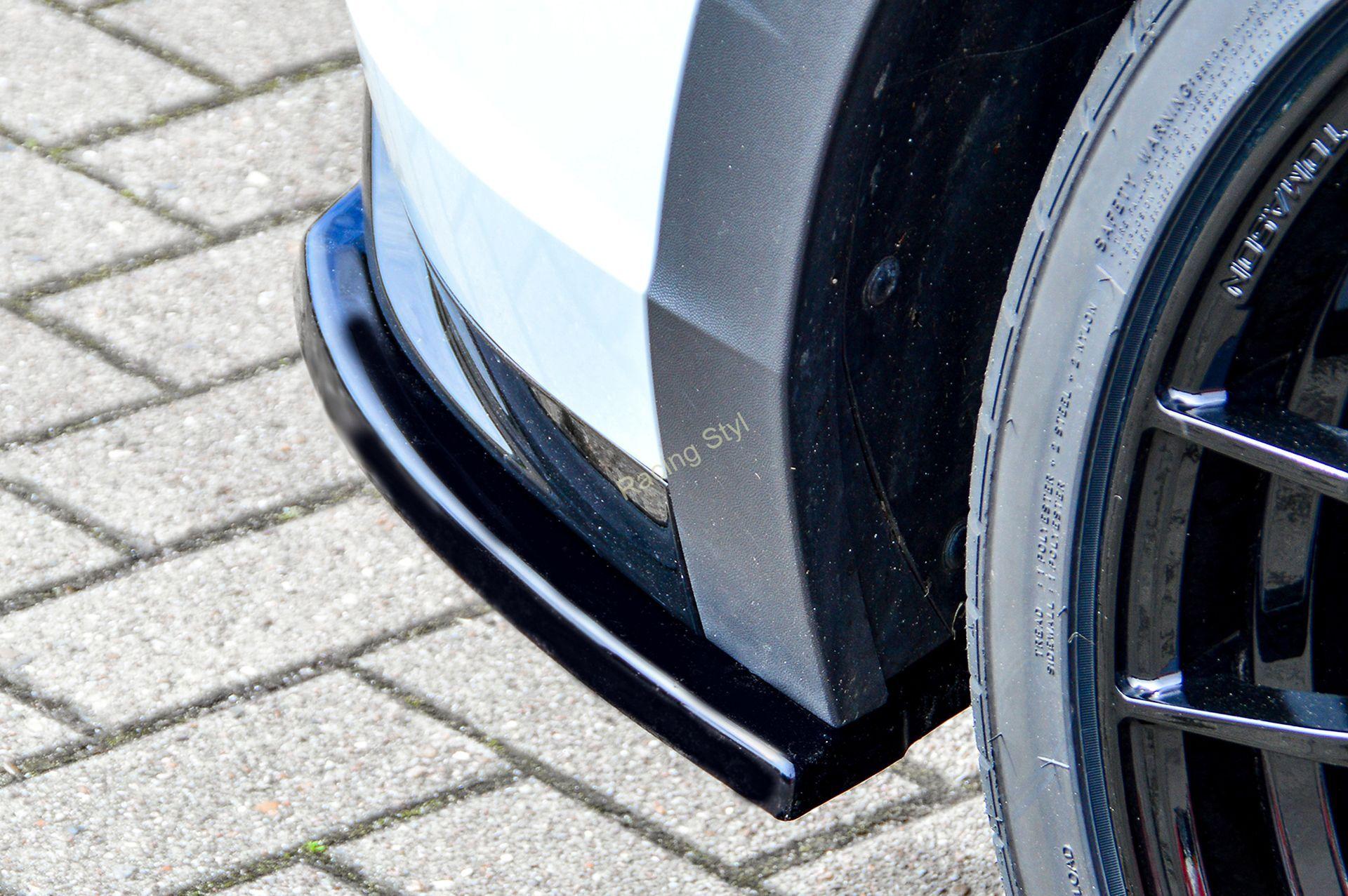 VW T-ROC R boční spoilery na zadní nárazník Glossy Black verze 2 IN Tuning Lesk.