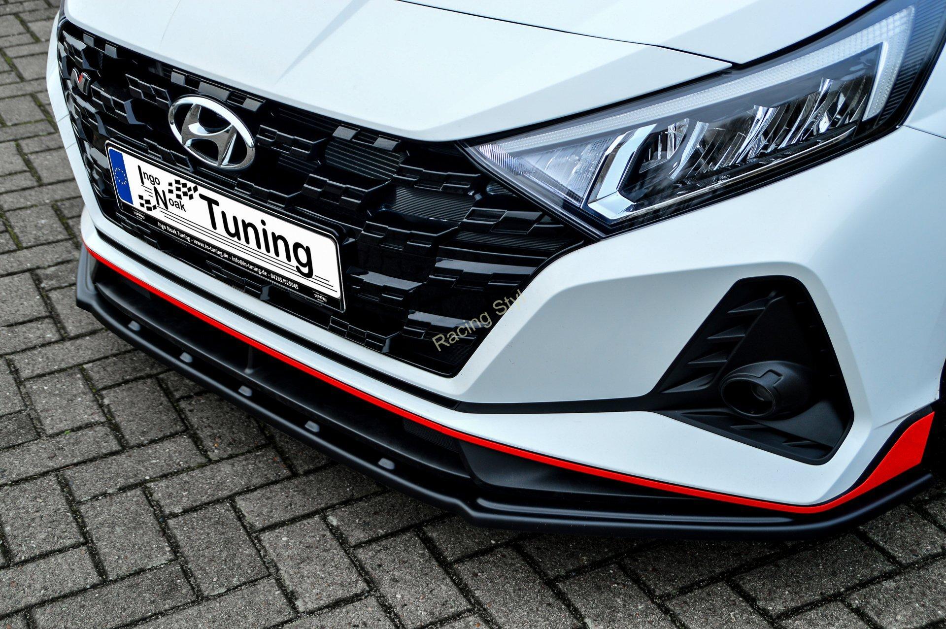 Hyundai I20N Performance přední spoiler lipa IN Tuning Matt.