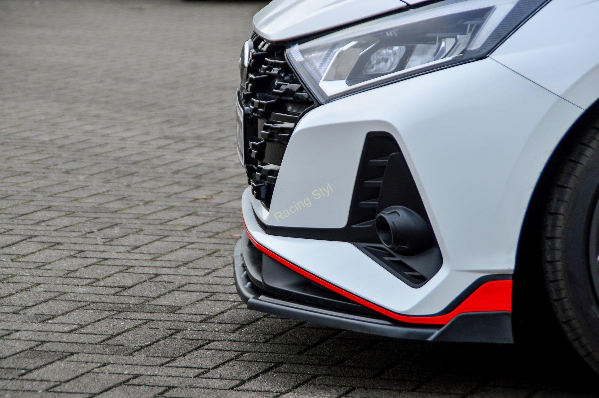 Hyundai I20N Performance přední spoiler lipa s křidélky IN Tuning Matt.