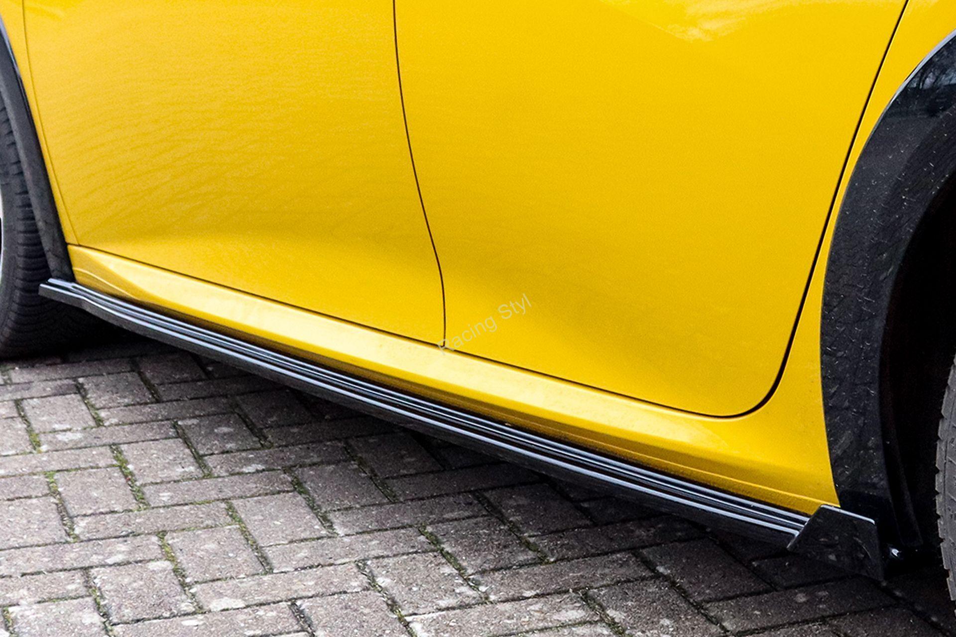 Peugeot 208 II/e208 GT/GT-Line nástavce pod boční prahy s křidélky IN Tuning Matt.