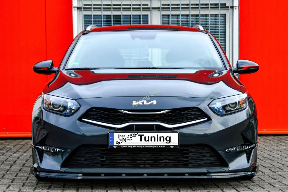 Kia Ceed CD přední spoiler lipa s křidélky IN Tuning Matt.