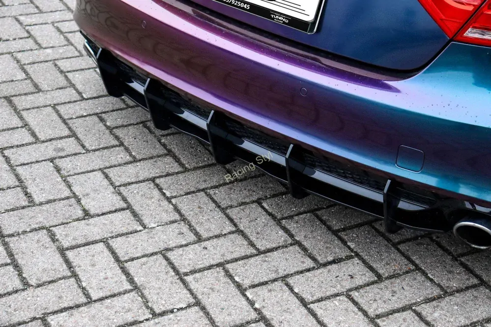 Audi A7 S-Line/ S7 C7 4G difuzor na zadní nárazník IN Tuning