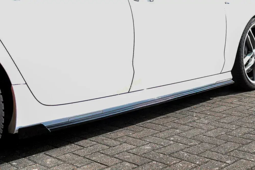 Audi A6 S-Line/ S6 C7 4G nástavce na boční prahy s křidélky IN Tuning Matt.