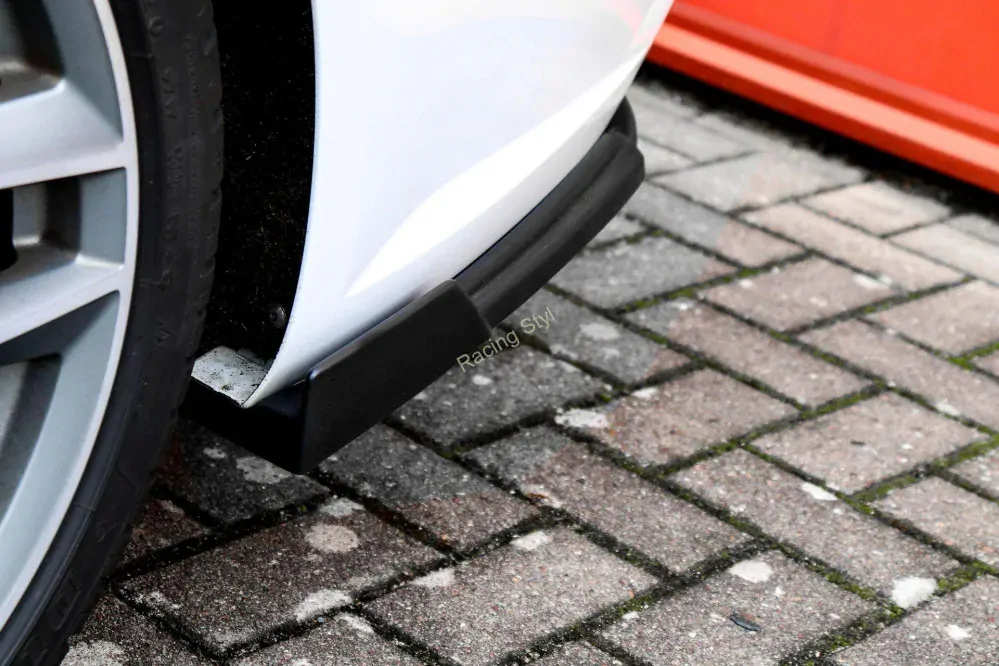 Audi A6 S-Line C7 4G boční spoilery na zadní nárazník s křidélky Glossy Black IN Tuning Lesk.