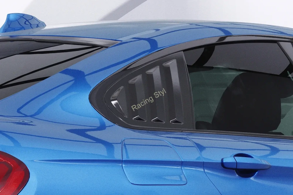 Boční kryty oken Glossy Black pro BMW 4 F36 Gran Coupe