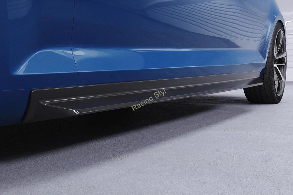 Audi A4 B9 typ 8W nástavce na boční prahy Glossy Black CSR Lesk.